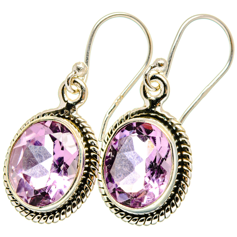 Amethyst Earrings handcrafted by Anasilvercos - EARR421722