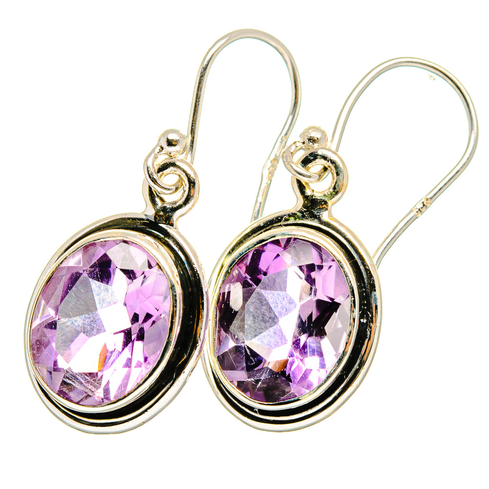Amethyst Earrings handcrafted by Anasilvercos - EARR421727