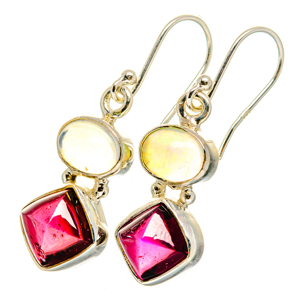 Garnet Earrings handcrafted by Anasilvercos - EARR421736