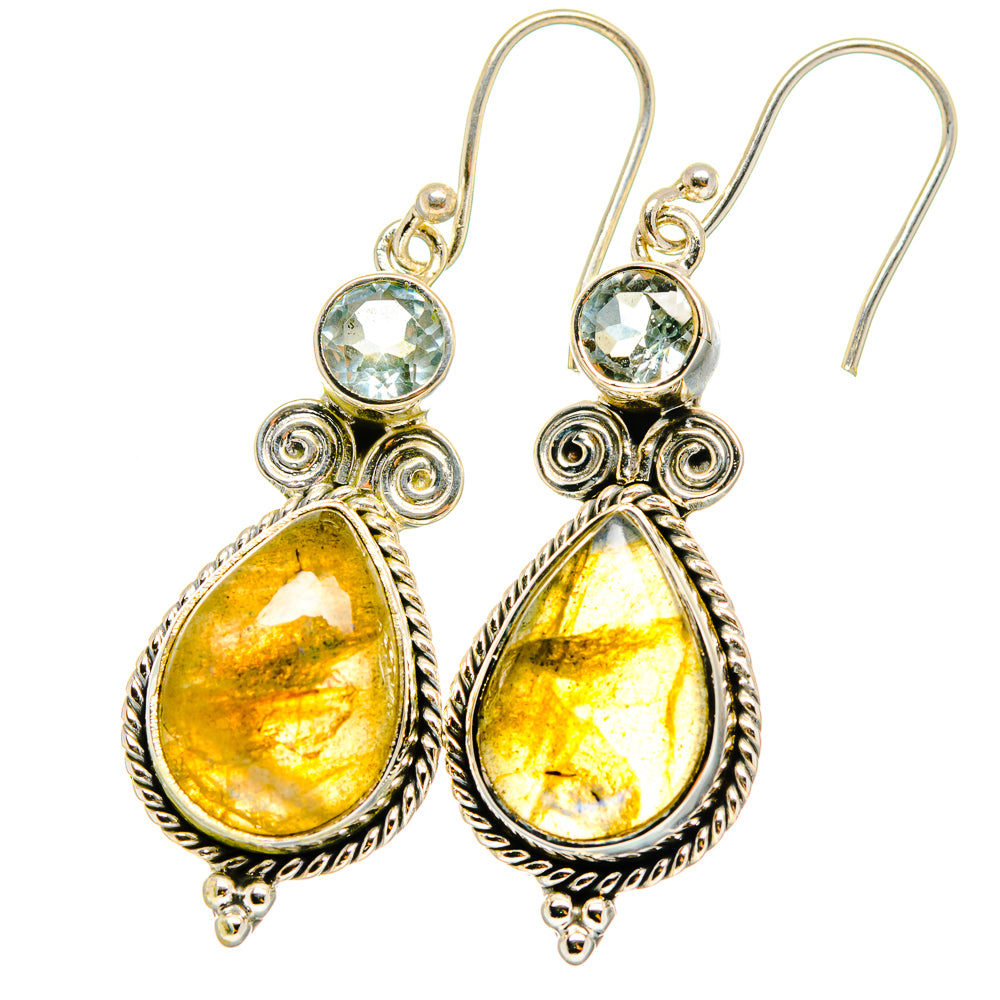 Labradorite Earrings handcrafted by Anasilvercos - EARR421770