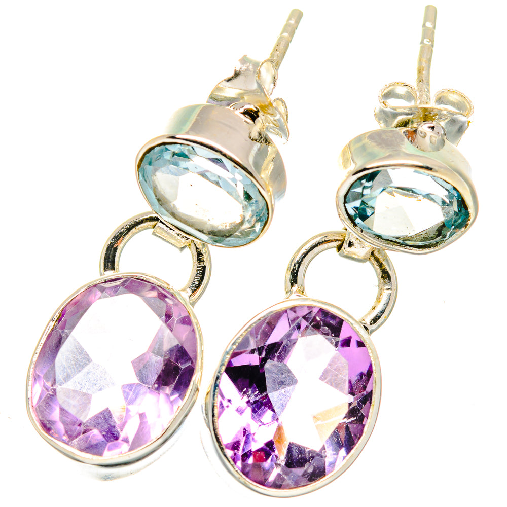 Amethyst Earrings handcrafted by Anasilvercos - EARR421790