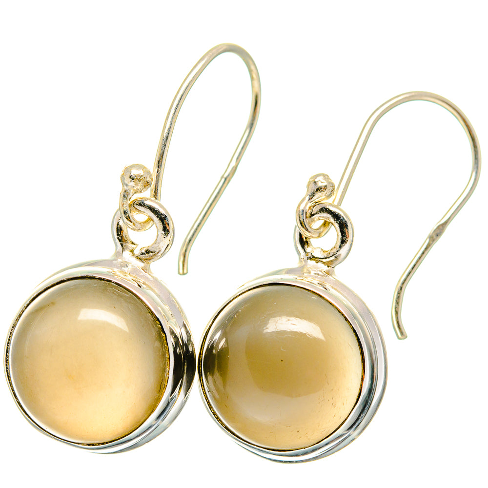 Moonstone Earrings handcrafted by Anasilvercos - EARR421791