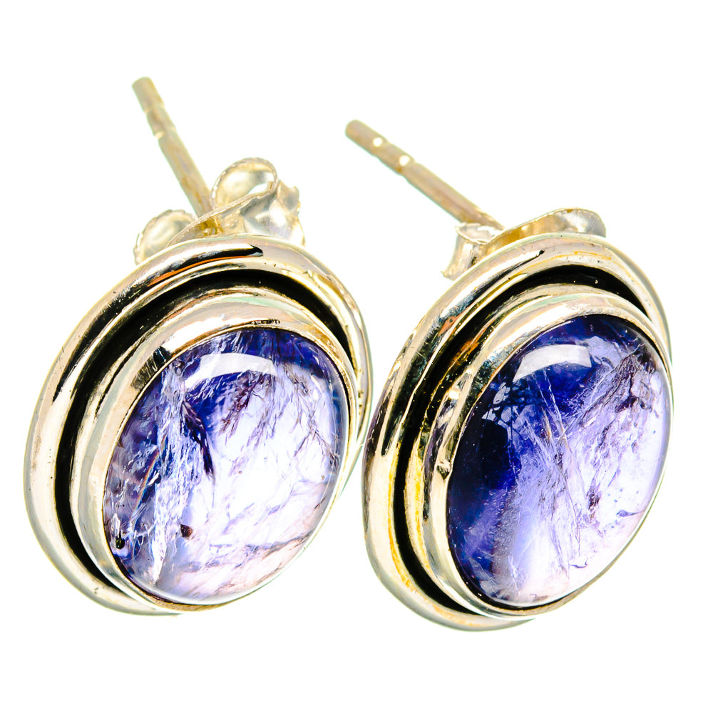 Tanzanite Earrings handcrafted by Anasilvercos - EARR421793