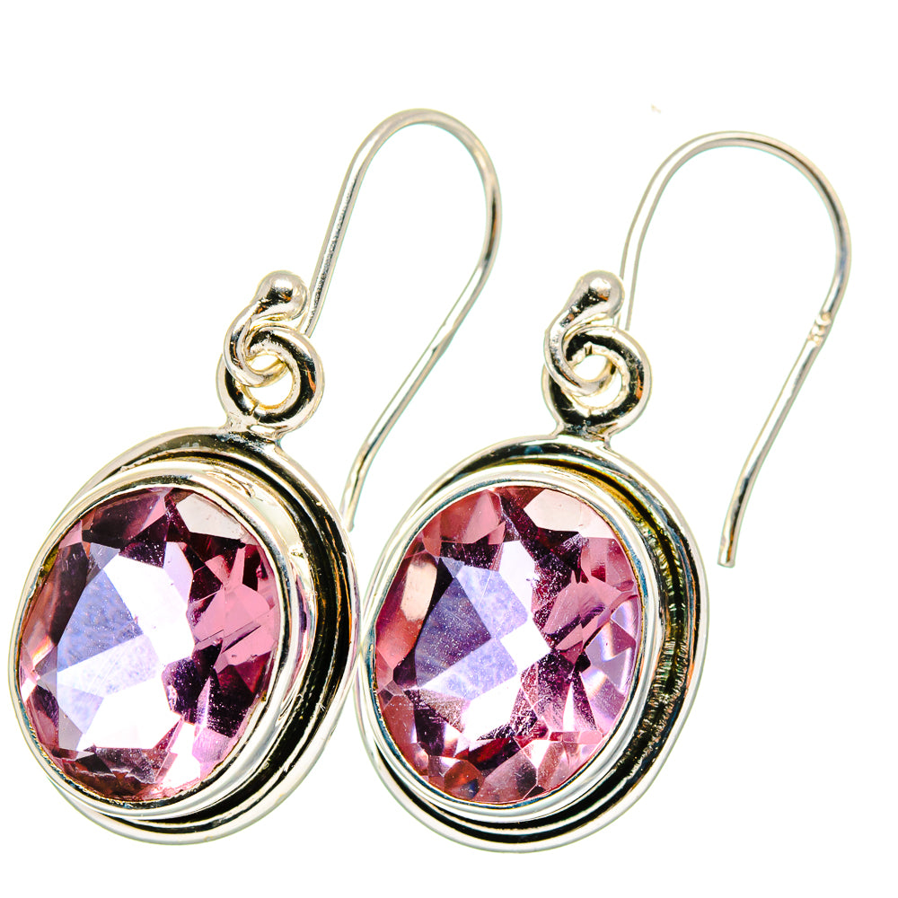 Color Change Alexandrite Earrings handcrafted by Anasilvercos - EARR421801