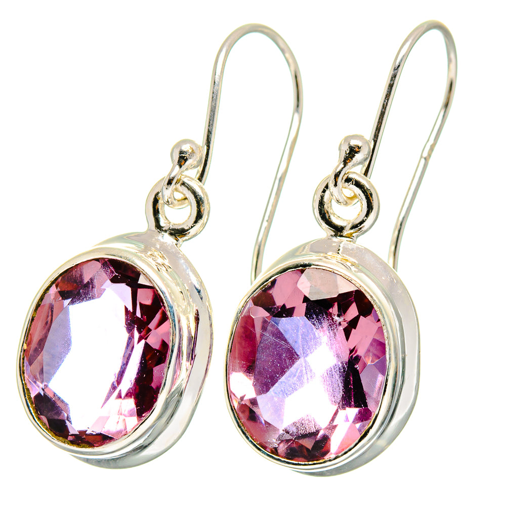 Color Change Alexandrite Earrings handcrafted by Anasilvercos - EARR421807