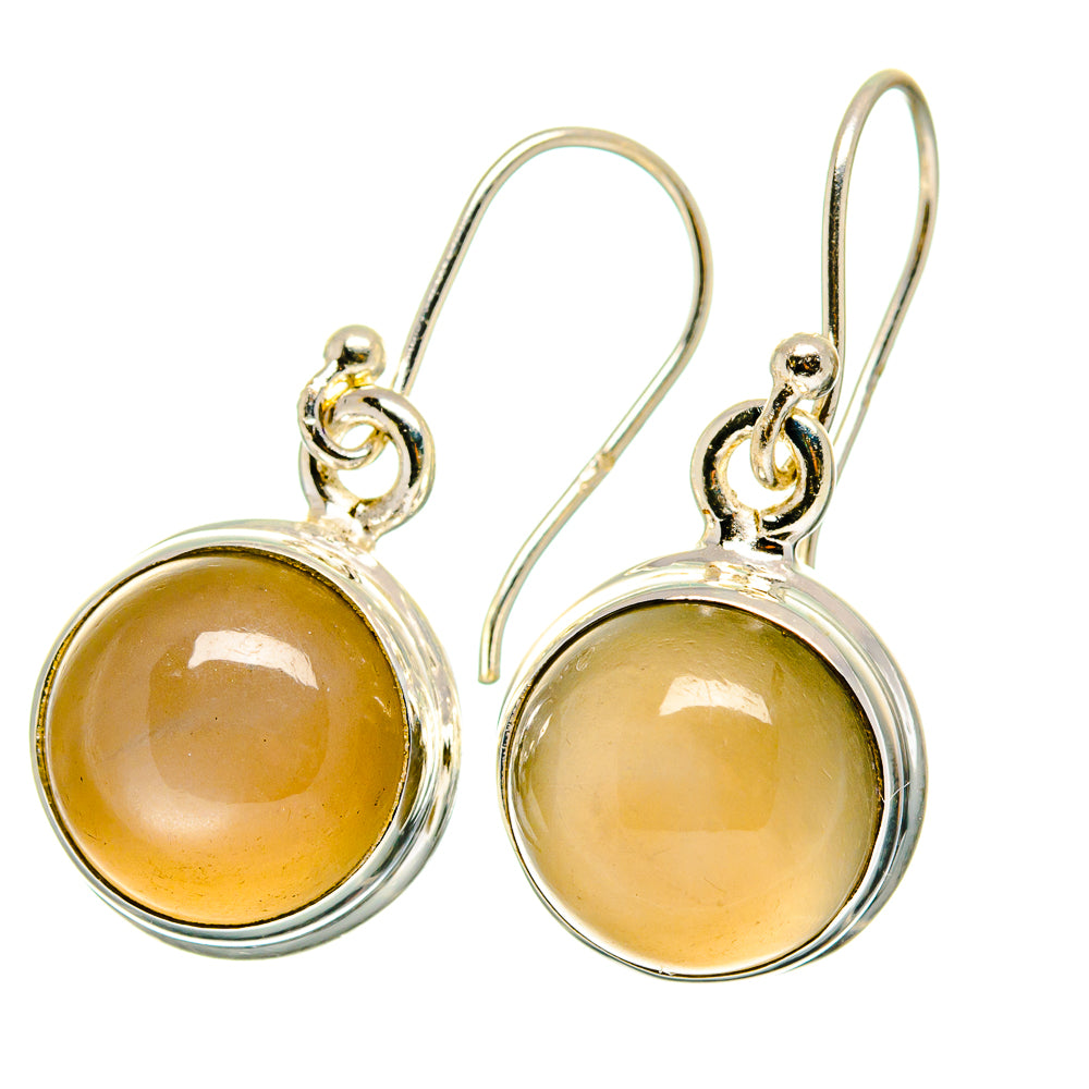 Moonstone Earrings handcrafted by Anasilvercos - EARR421811