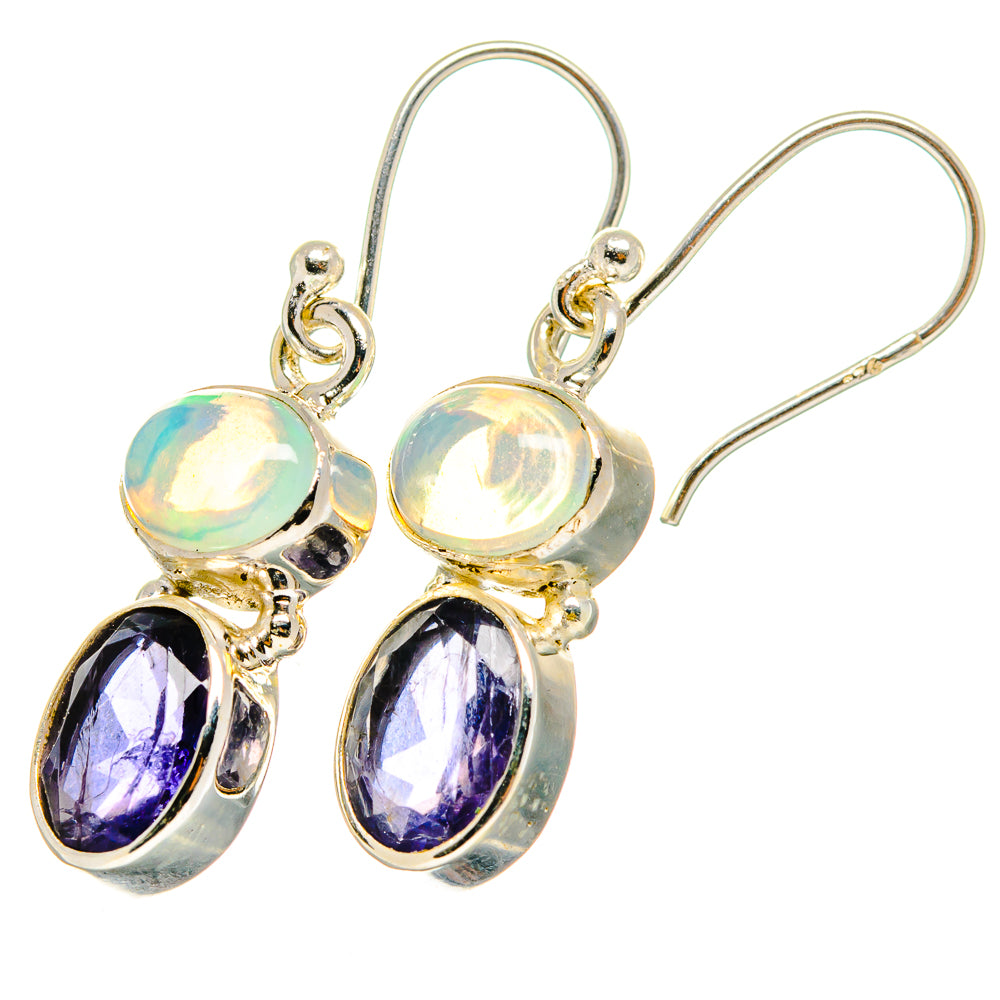 Tanzanite Earrings handcrafted by Anasilvercos - EARR421812