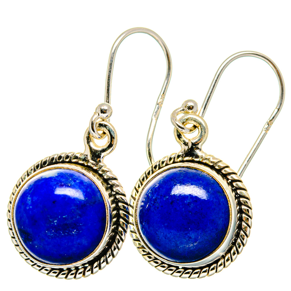 Lapis Lazuli Earrings handcrafted by Anasilvercos - EARR421819
