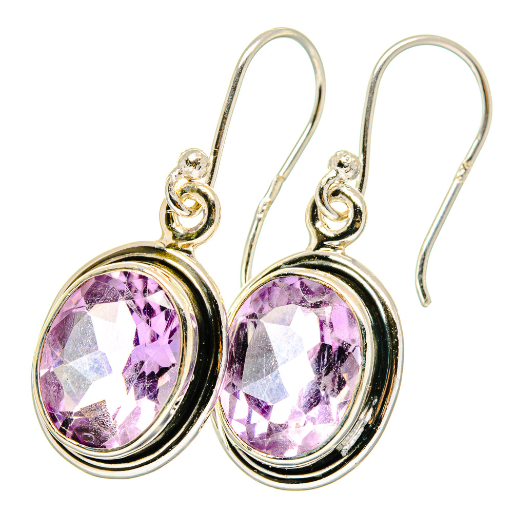 Amethyst Earrings handcrafted by Anasilvercos - EARR421824