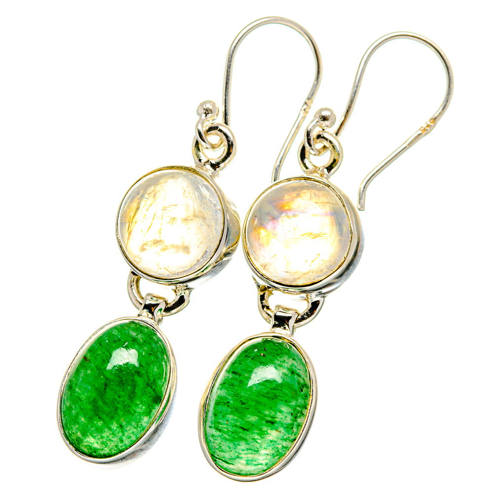 Green Aventurine Earrings handcrafted by Anasilvercos - EARR421827