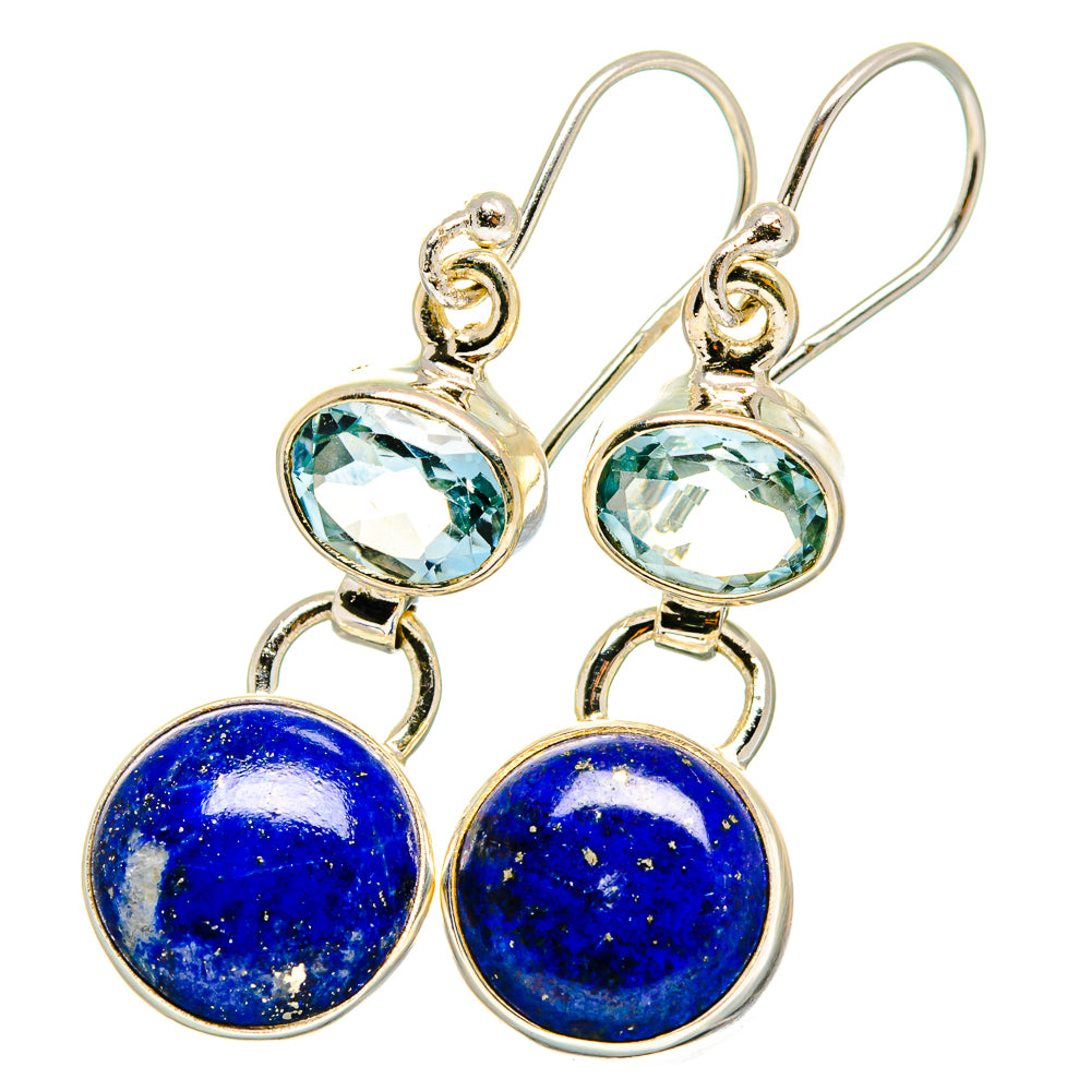 Lapis Lazuli Earrings handcrafted by Anasilvercos - EARR421832