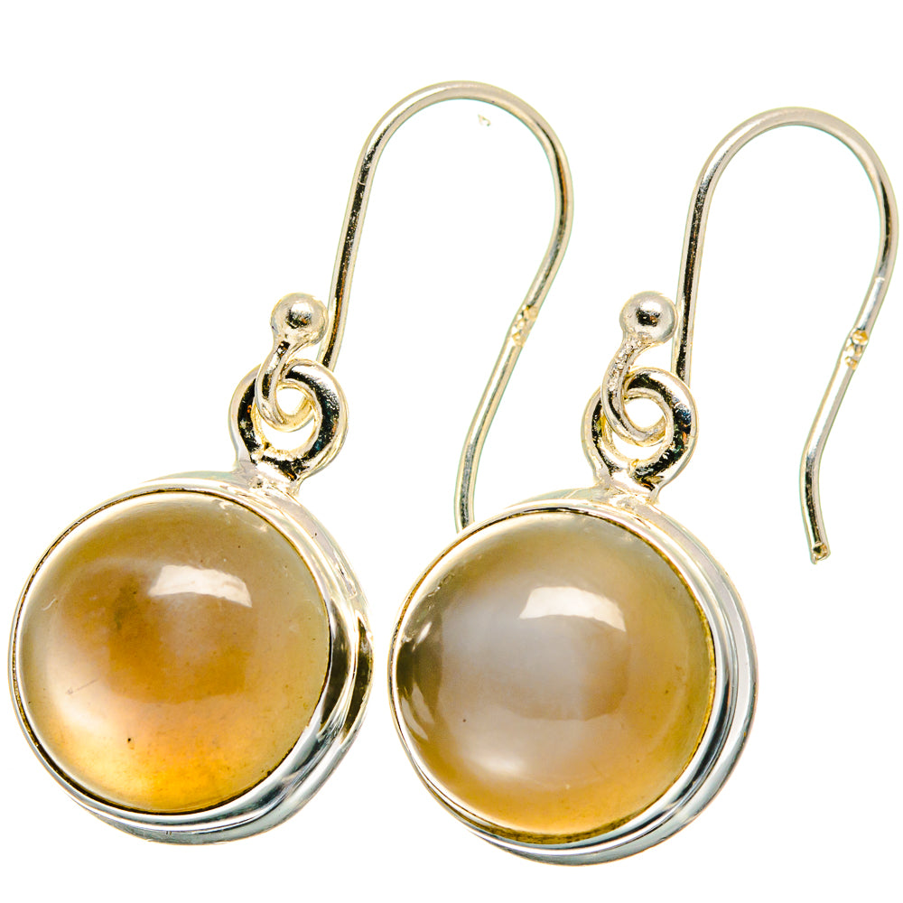 Moonstone Earrings handcrafted by Anasilvercos - EARR421833