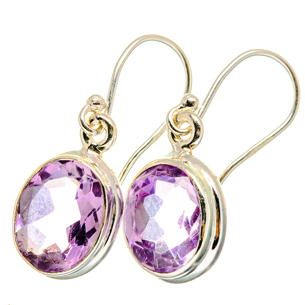 Amethyst Earrings handcrafted by Anasilvercos - EARR421839