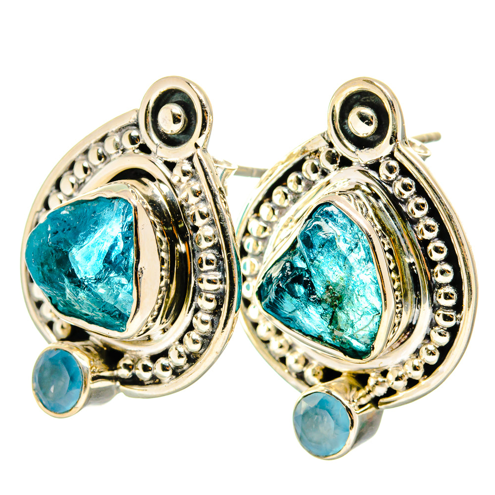 Apatite Earrings handcrafted by Anasilvercos - EARR421843
