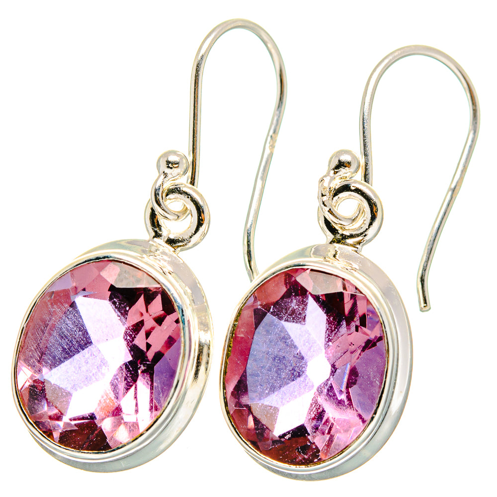 Color Change Alexandrite Earrings handcrafted by Anasilvercos - EARR421845