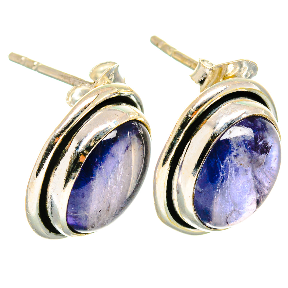Tanzanite Earrings handcrafted by Anasilvercos - EARR421851