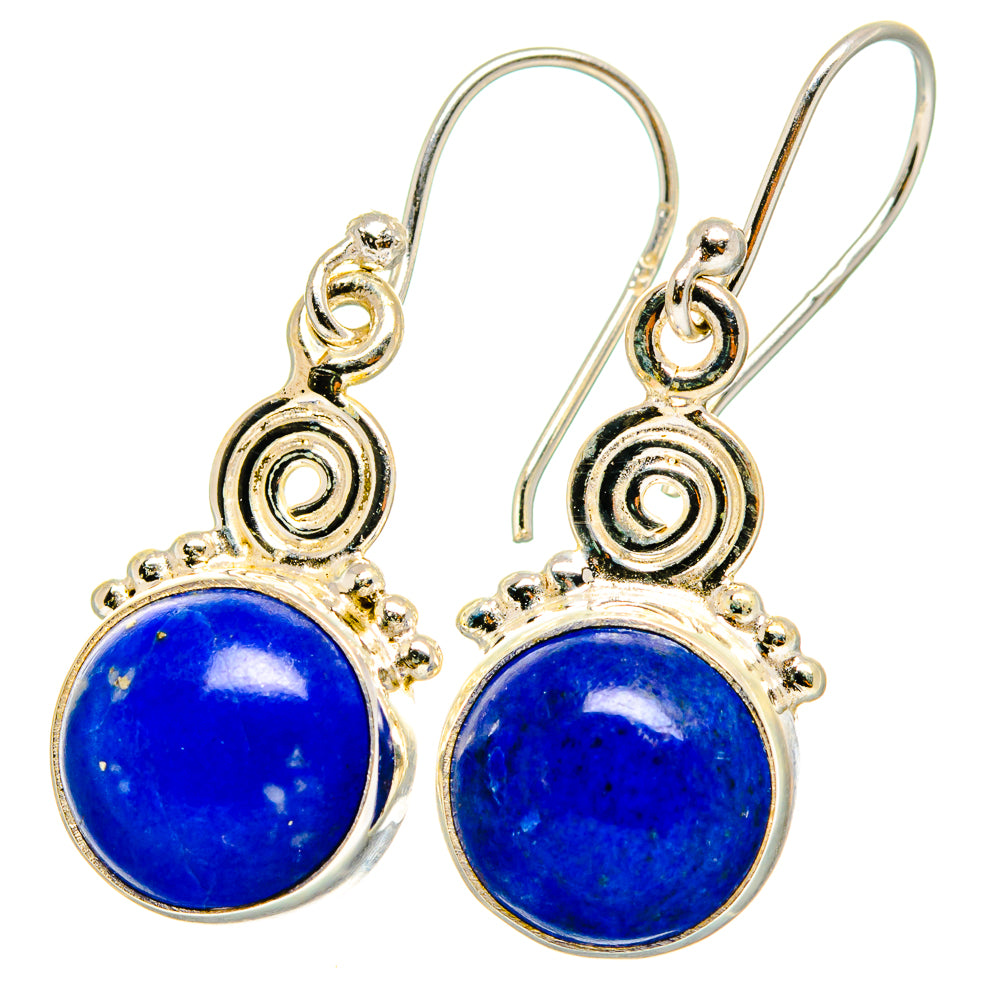 Lapis Lazuli Earrings handcrafted by Anasilvercos - EARR421853