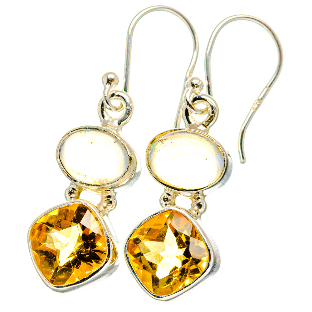 Citrine Earrings handcrafted by Anasilvercos - EARR421856