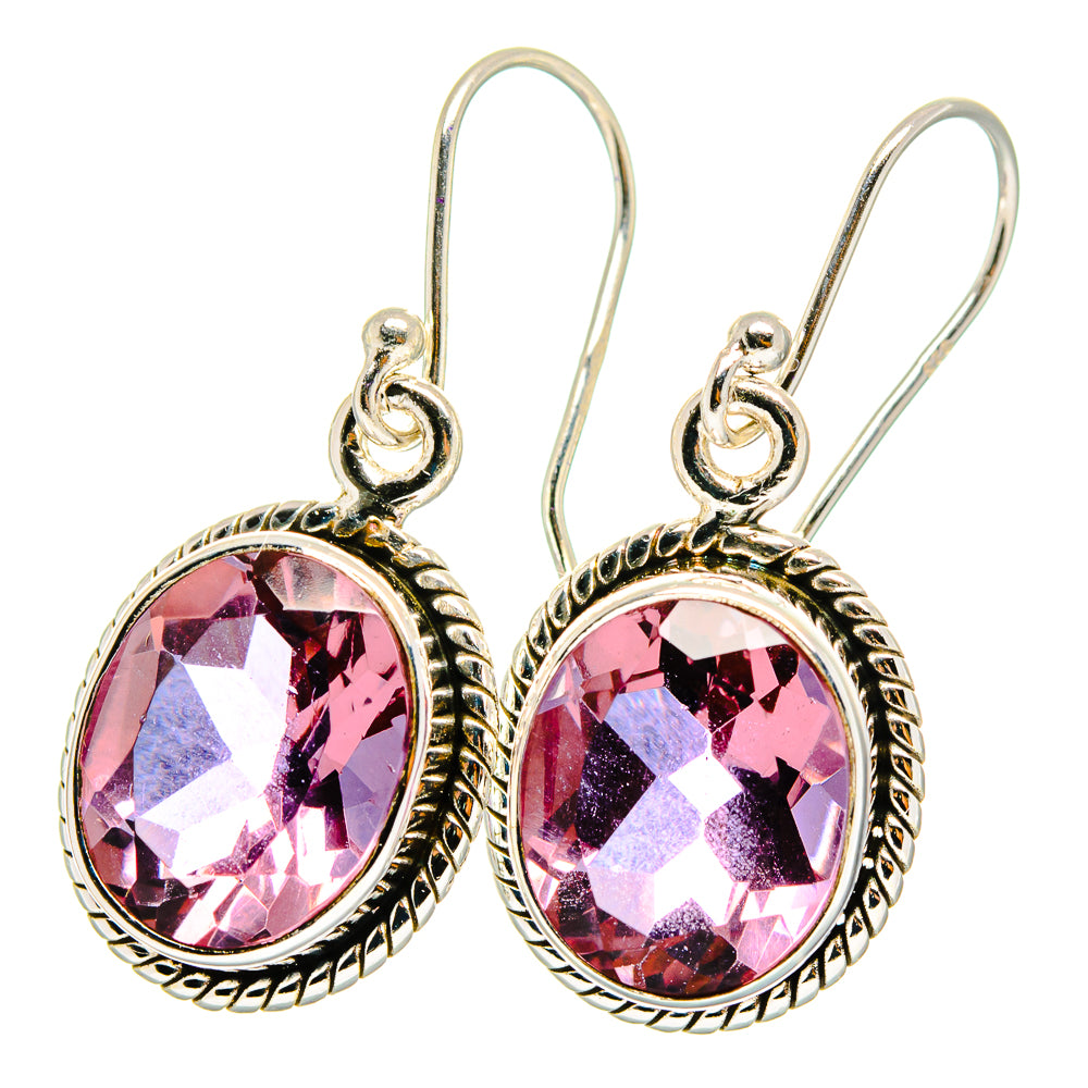 Color Change Alexandrite Earrings handcrafted by Anasilvercos - EARR421858