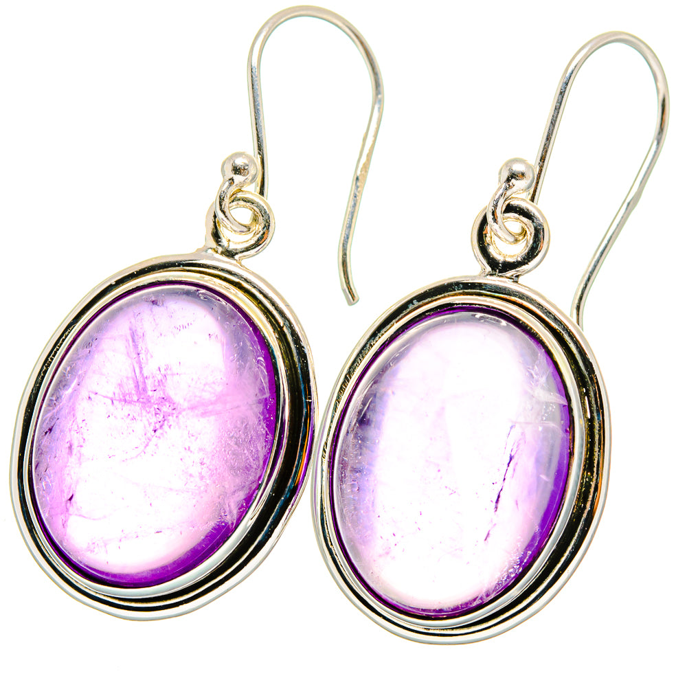 Amethyst Earrings handcrafted by Anasilvercos - EARR421864