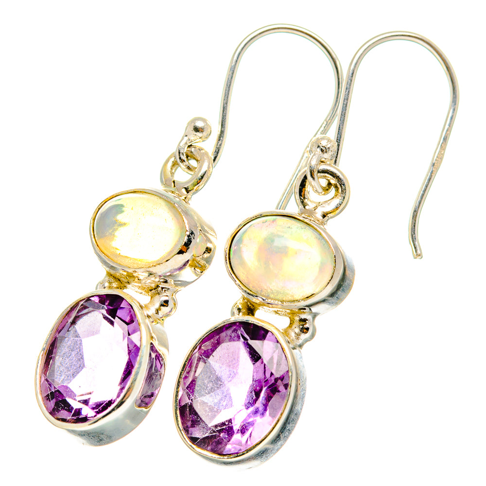 Amethyst Earrings handcrafted by Anasilvercos - EARR421867