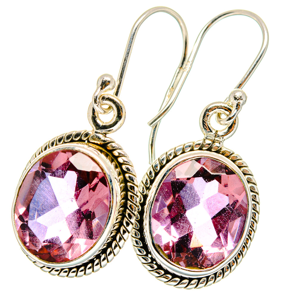 Color Change Alexandrite Earrings handcrafted by Anasilvercos - EARR421870