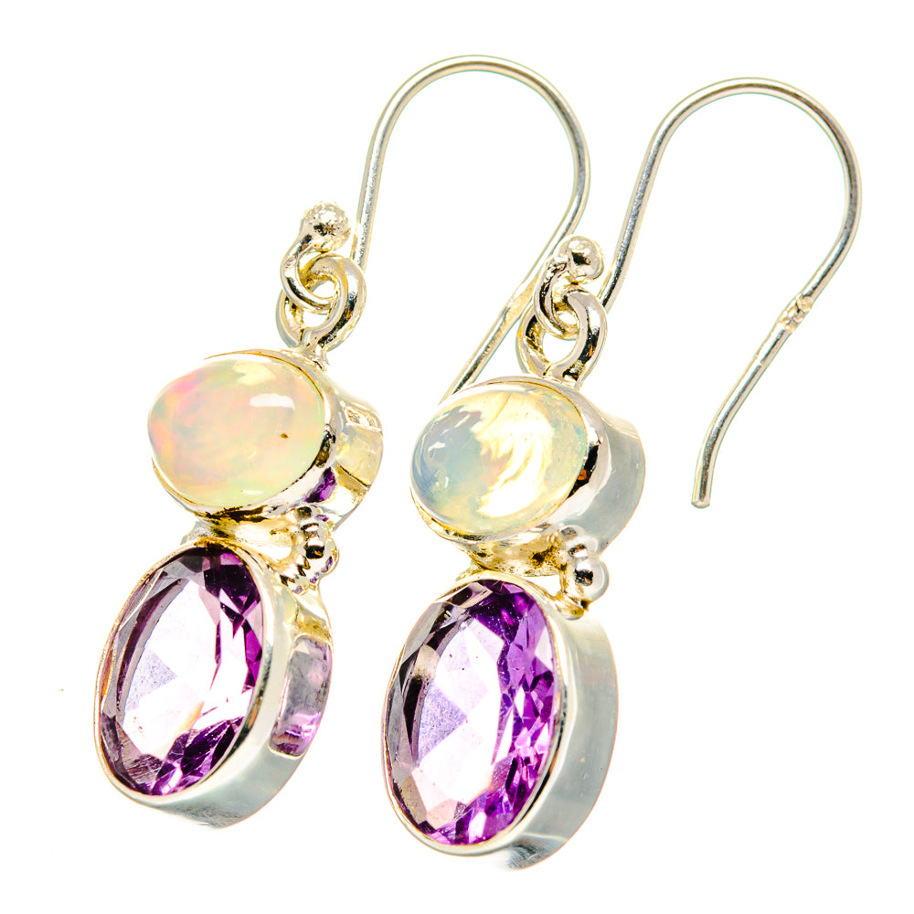Amethyst Earrings handcrafted by Anasilvercos - EARR421871