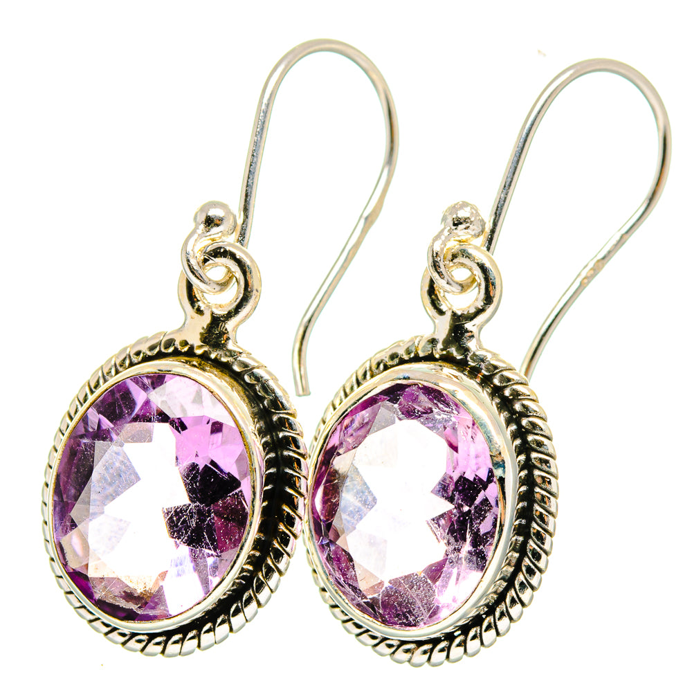 Amethyst Earrings handcrafted by Anasilvercos - EARR421876