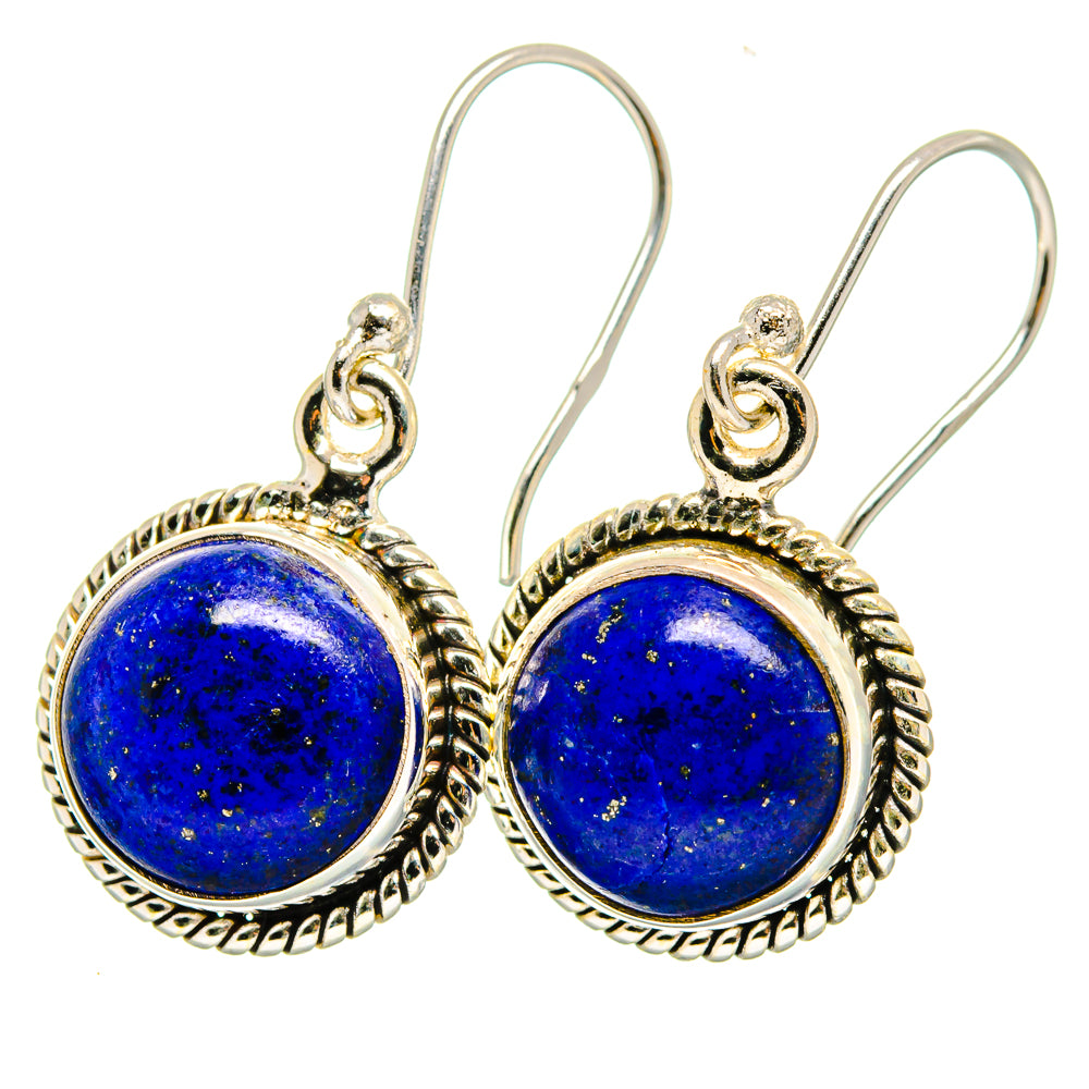 Lapis Lazuli Earrings handcrafted by Anasilvercos - EARR421880