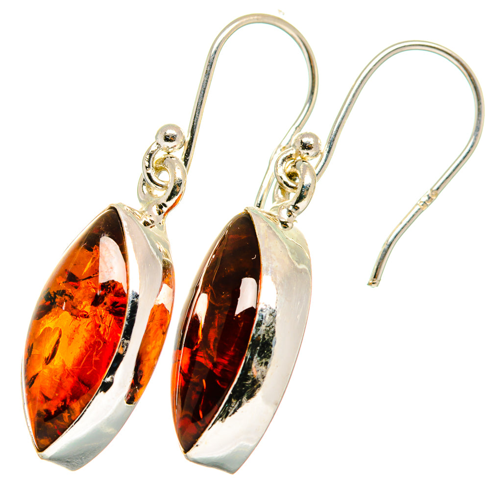 Baltic Amber Earrings handcrafted by Anasilvercos - EARR421882