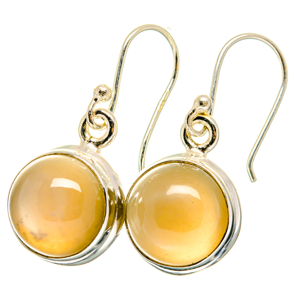 Moonstone Earrings handcrafted by Anasilvercos - EARR421893