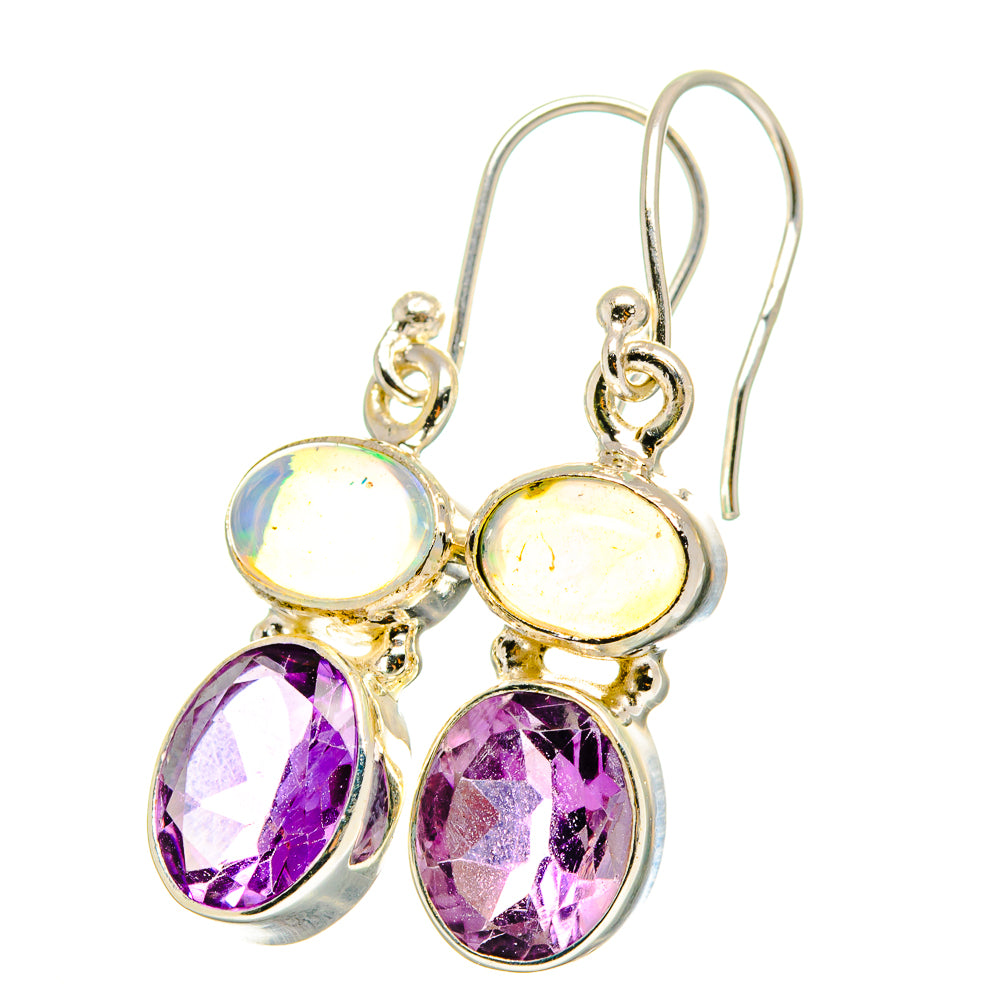 Amethyst Earrings handcrafted by Anasilvercos - EARR421897