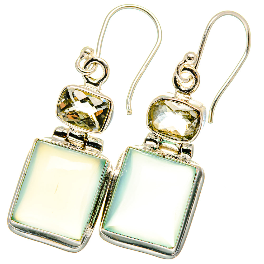 Aquamarine Earrings handcrafted by Anasilvercos - EARR421908