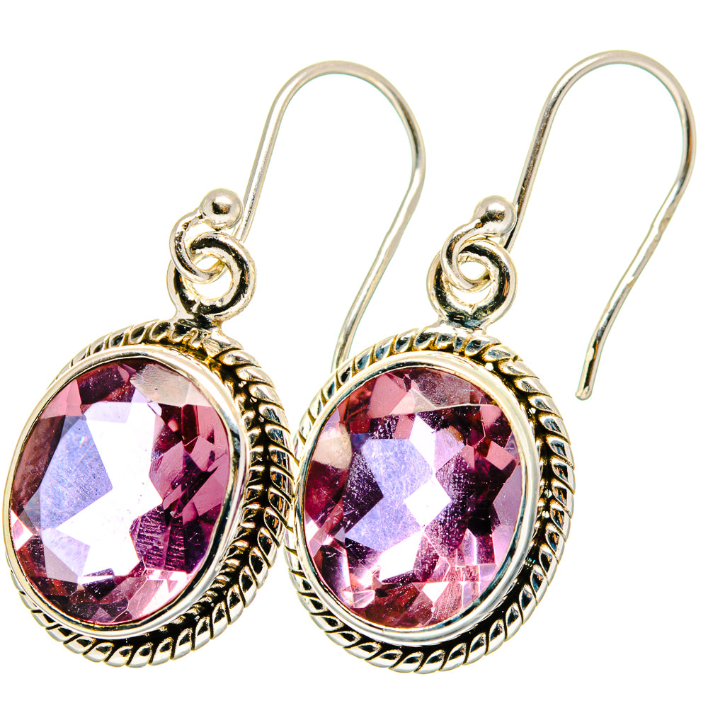 Color Change Alexandrite Earrings handcrafted by Anasilvercos - EARR421909