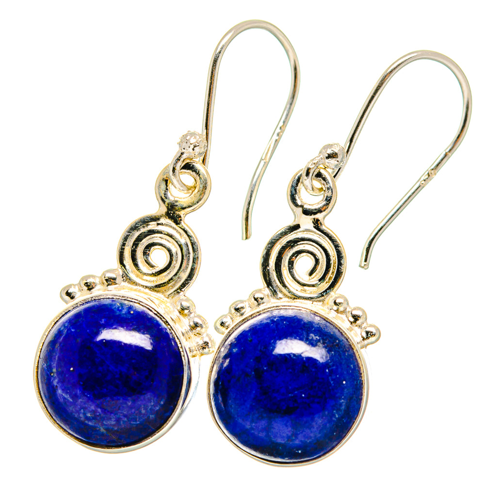 Lapis Lazuli Earrings handcrafted by Anasilvercos - EARR421913