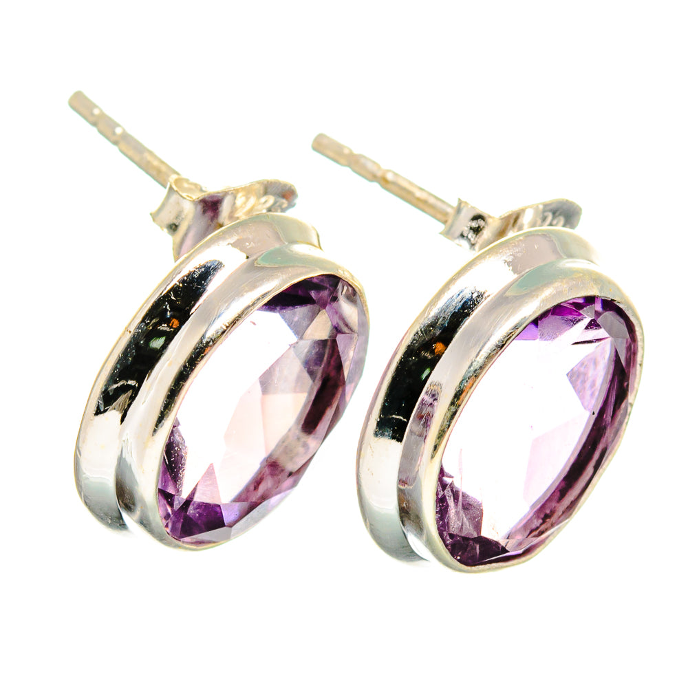 Amethyst Earrings handcrafted by Anasilvercos - EARR421914