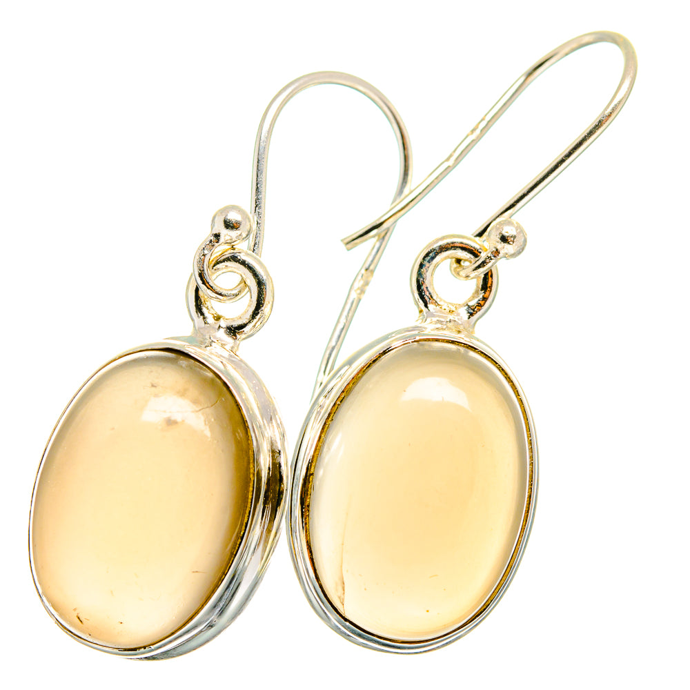 Moonstone Earrings handcrafted by Anasilvercos - EARR421921