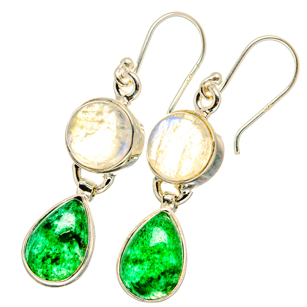 Green Aventurine Earrings handcrafted by Anasilvercos - EARR421923