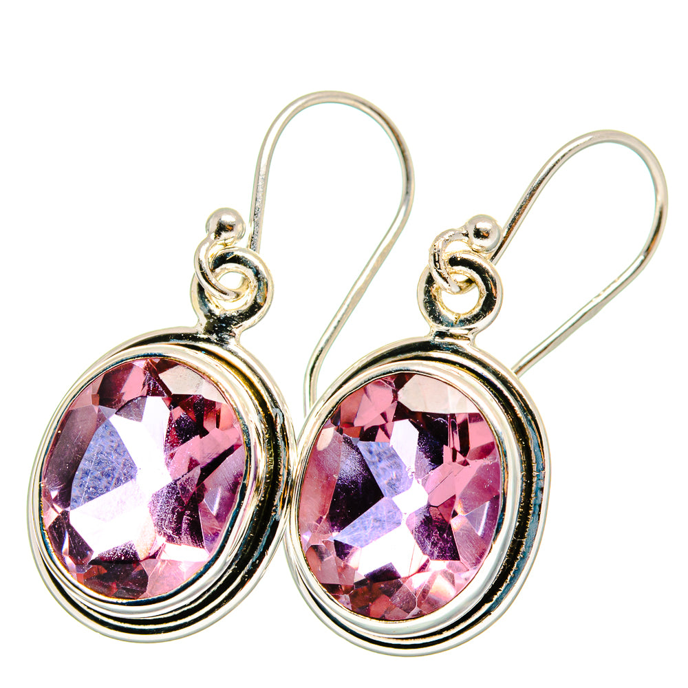 Color Change Alexandrite Earrings handcrafted by Anasilvercos - EARR421933