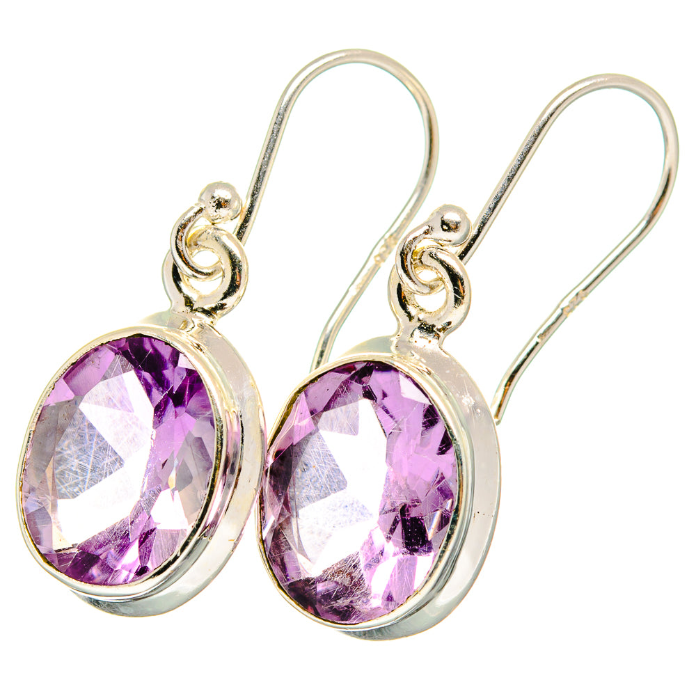 Amethyst Earrings handcrafted by Anasilvercos - EARR421937