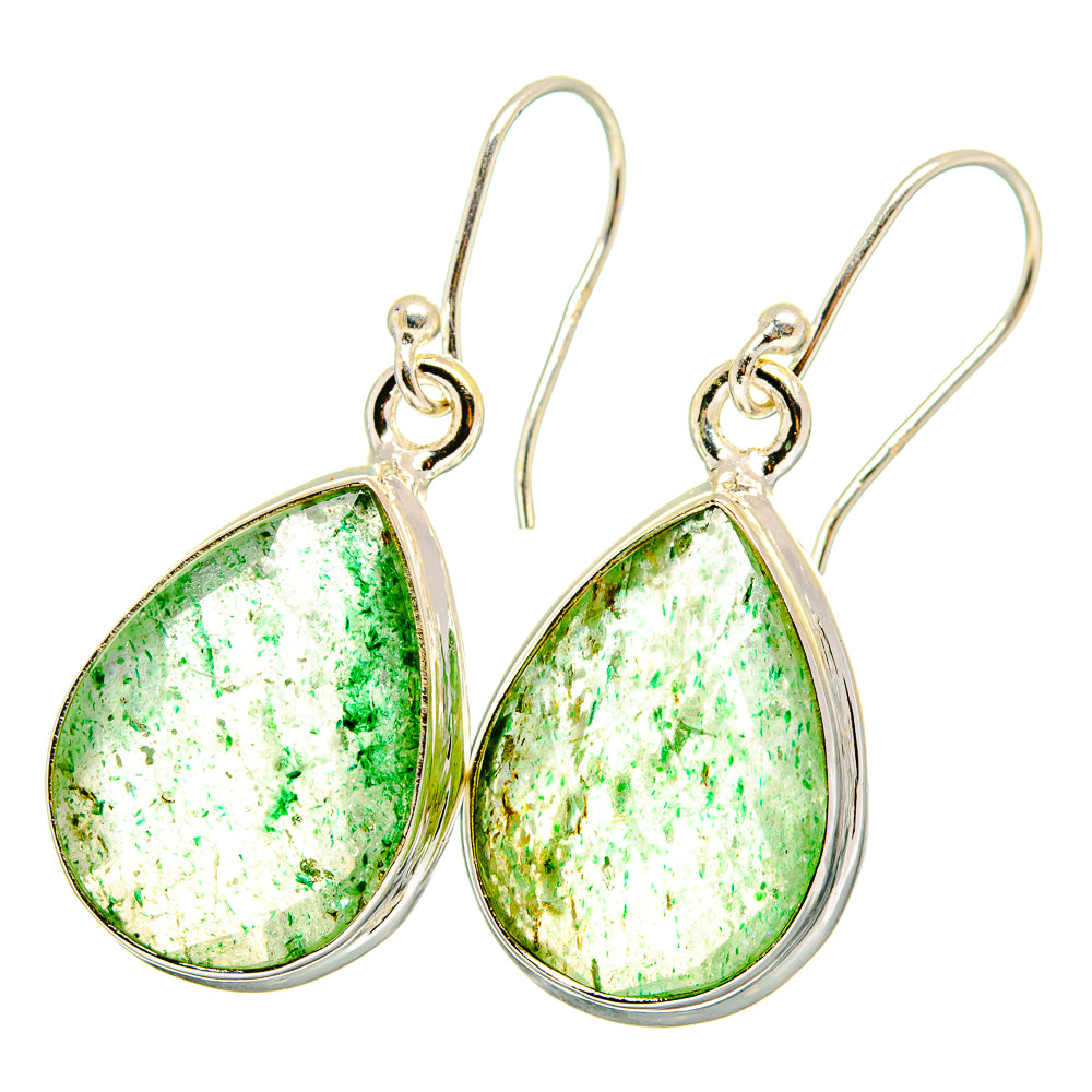 Green Aventurine Earrings handcrafted by Anasilvercos - EARR421940