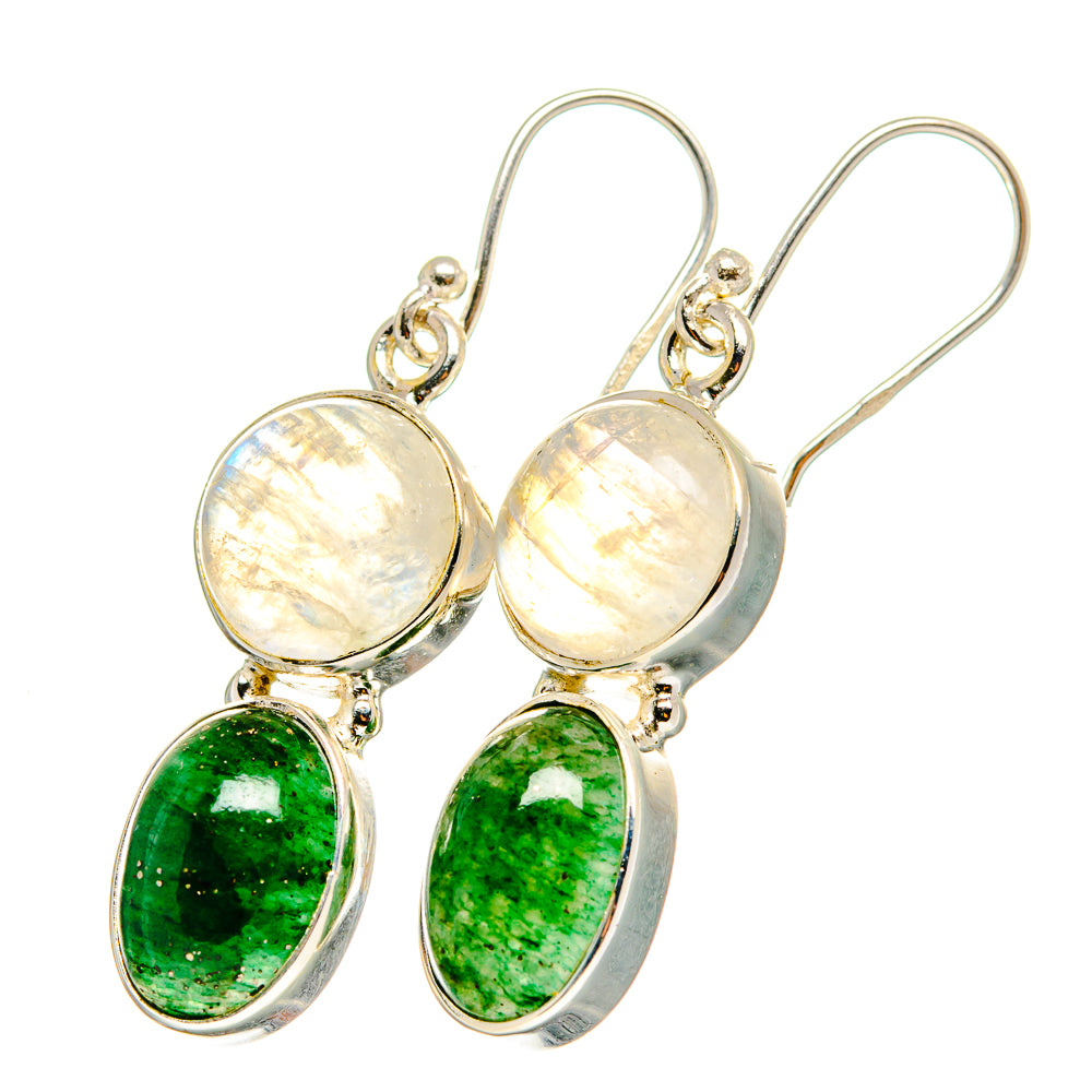 Green Aventurine Earrings handcrafted by Anasilvercos - EARR421944