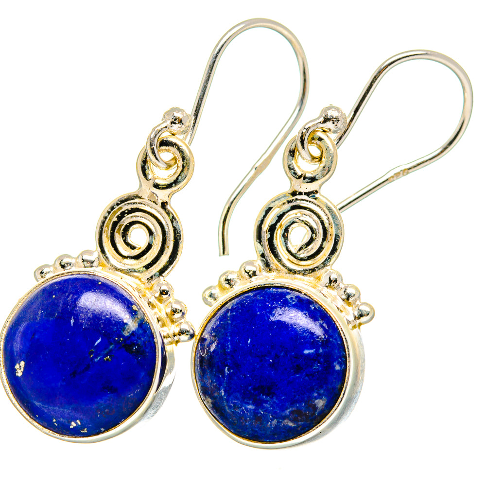 Lapis Lazuli Earrings handcrafted by Anasilvercos - EARR421962