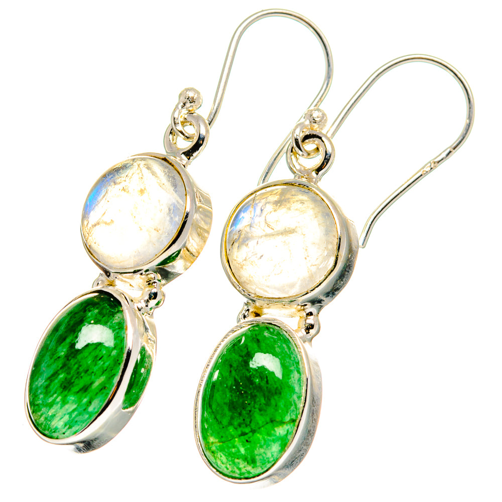 Green Aventurine Earrings handcrafted by Anasilvercos - EARR421976