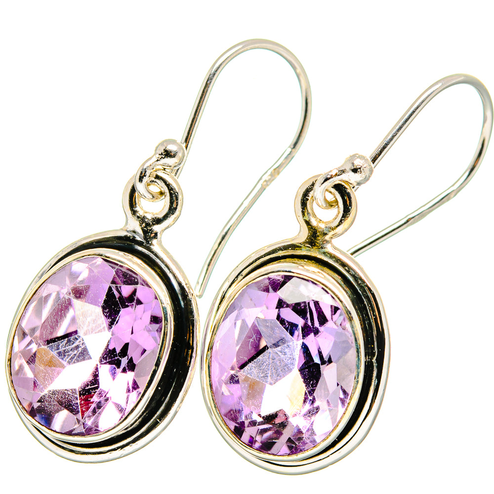 Amethyst Earrings handcrafted by Anasilvercos - EARR421983