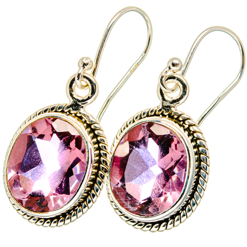 Color Change Alexandrite Earrings handcrafted by Anasilvercos - EARR421990