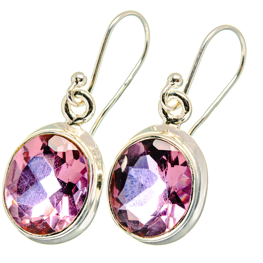 Color Change Alexandrite Earrings handcrafted by Anasilvercos - EARR421998