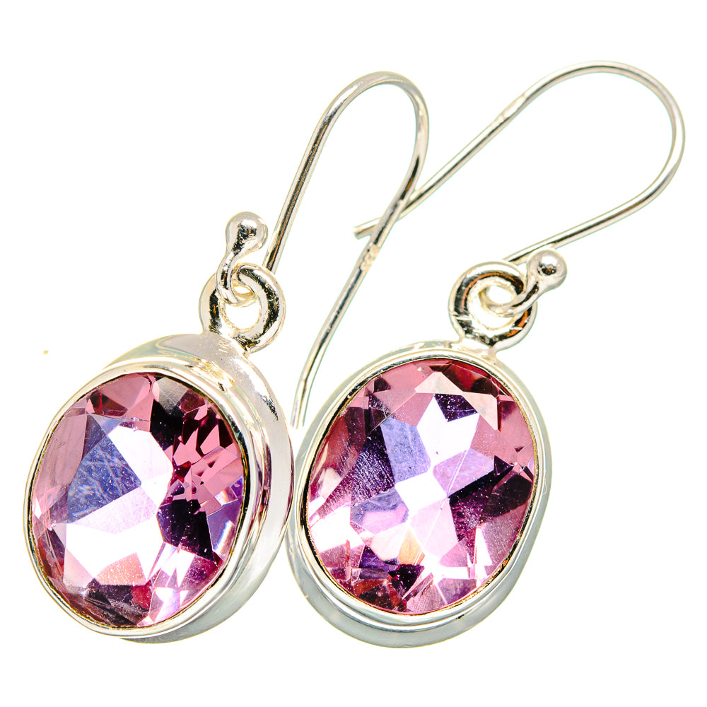Color Change Alexandrite Earrings handcrafted by Anasilvercos - EARR422000