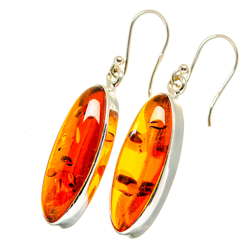 Baltic Amber Earrings handcrafted by Anasilvercos - EARR422008