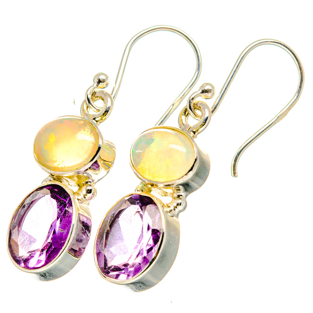 Amethyst Earrings handcrafted by Anasilvercos - EARR422010